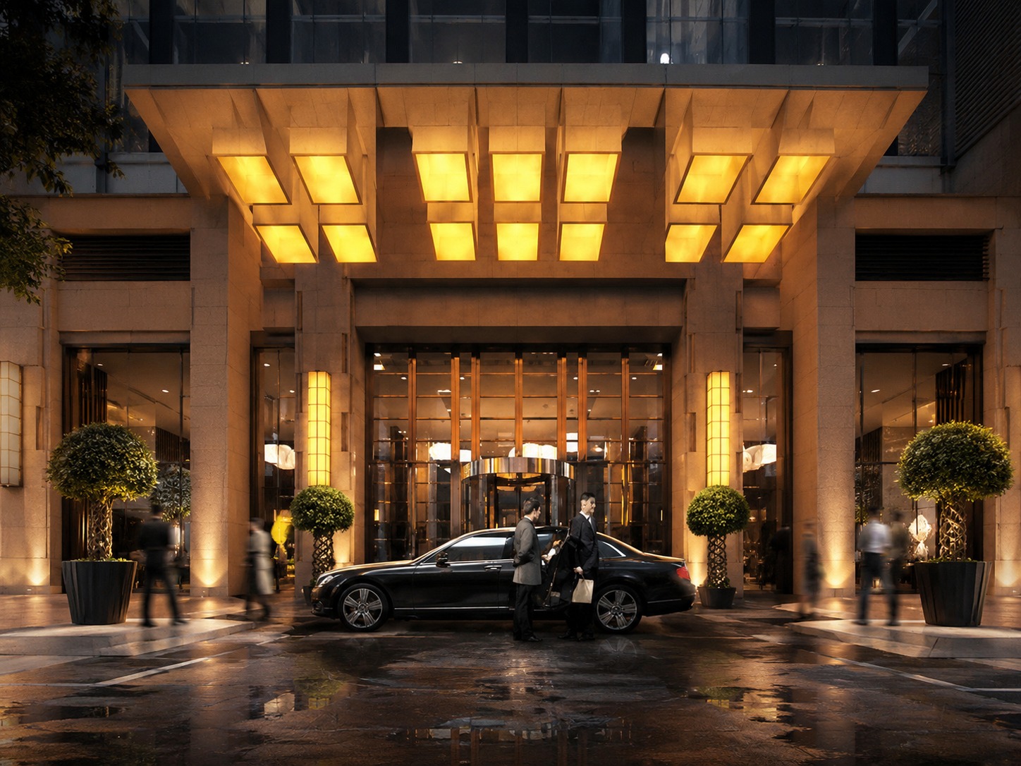 Esterno del Glenview ITC Plaza Chongqing nel centro di Chongqing