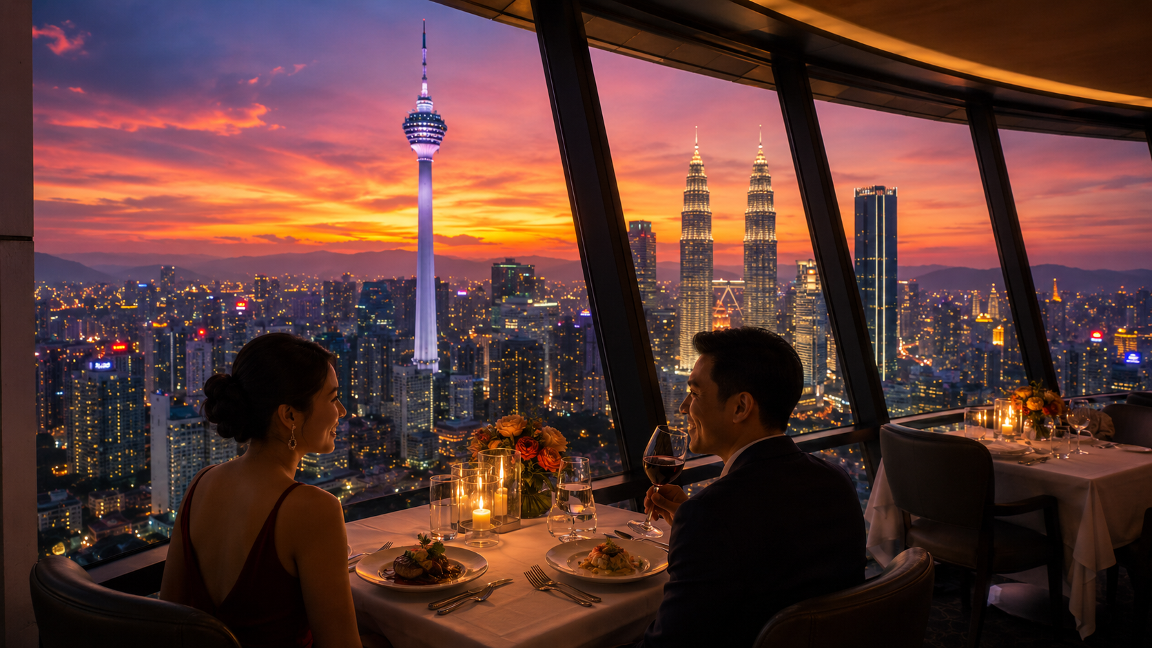Attivit&agrave; serale con cena durante il Tour per Single in Malesia