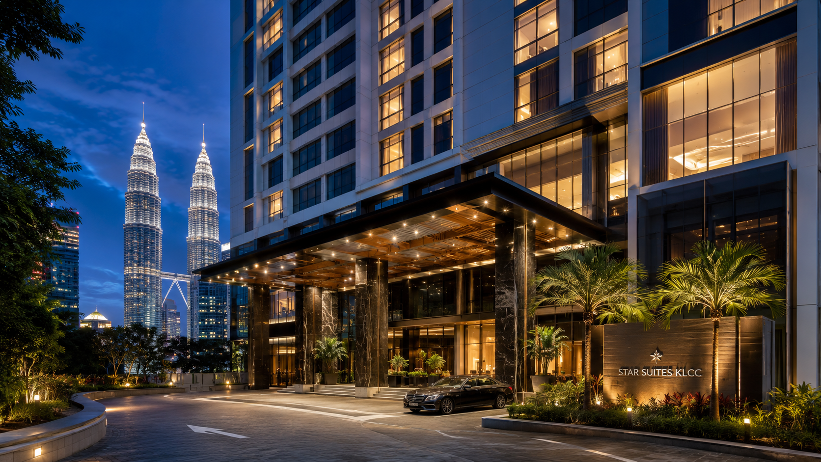 Esterno dello Star Suites KLCC vicino al centro di Kuala Lumpur